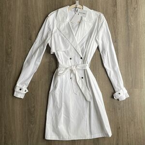 Wanda Nylon X Tom Greyhound Trench Coat Size 8